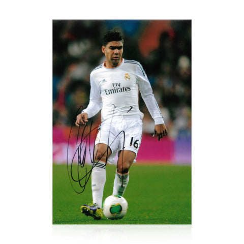 Casemiro Signed 12x8 Photo