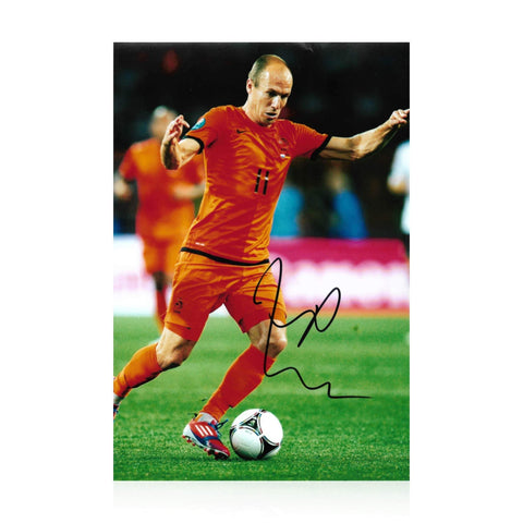 Arjen Robben Signed 12x8 Photo