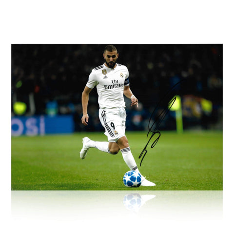 Karim Benzema Signed 12x8 Photo