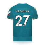 Matheus Nunes Signed Wolves 2022/23 Away Shirt