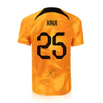 Xavi Simons Signed Holland Player Issue Home Shirt