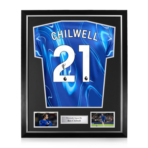 Ben Chilwell Signed Framed Chelsea 2024/25 Home Shirt