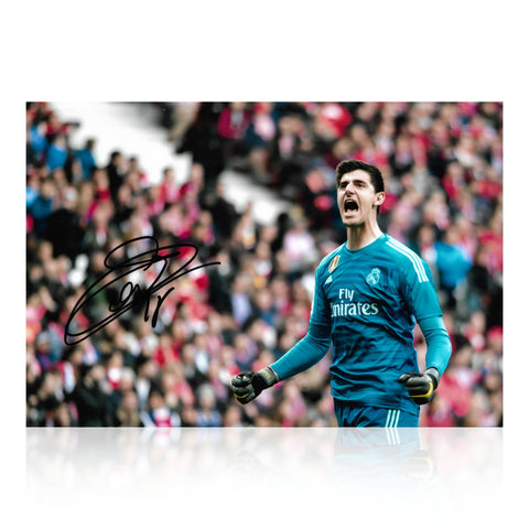 Thibaut Courtois Signed 12x8 Photo