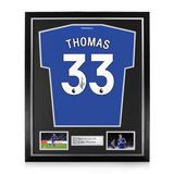 Luke Thomas Signed Framed Leicester City 2024/25 Home Shirt