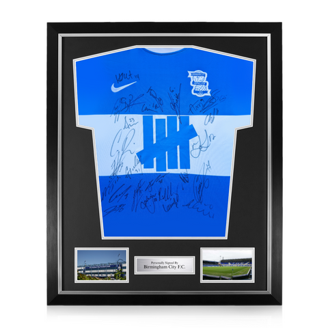 Birmingham City F.C. Squad Signed Framed 2024/25 Home Shirt