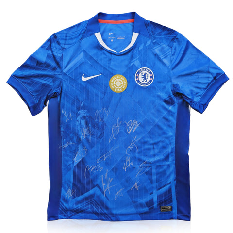 Chelsea FC Squad Signed 2025/26 Home Shirt