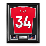 Ola Aina Signed Framed Nottingham Forest 2025/26 Home Shirt