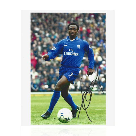 Celestine Babayaro Signed 10x8 Photo