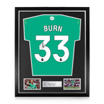 Dan Burn Signed Framed Newcastle United 2025/26 Away Shirt