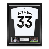 Antonee Robinson Signed Framed Fulham 2024/25 Home Shirt