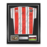 Sheffield United F.C. Squad Signed Framed 2024/25 Home Shirt