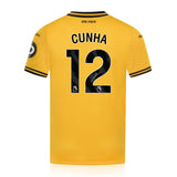 Matheus Cunha Signed Wolves 2024/25 Home Shirt