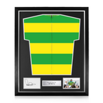 AP McCoy Signed Framed Display w/ Green and Yellow Jacket