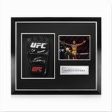 Charles Oliveira Signed UFC Glove w/ Do Bronxs Inscription