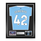 Antoine Semenyo Signed Framed 2025/26 Home Shirt