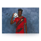 Albert Sambi Lokonga Signed A4 Photo