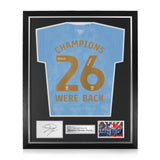 Brandon Thomas-Asante Signed Framed Display w/ Home Champions 2025/26 Home Shirt