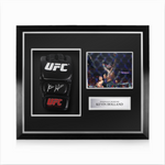 Kevin Holland Signed Framed UFC Glove w/ Beckett Authentication