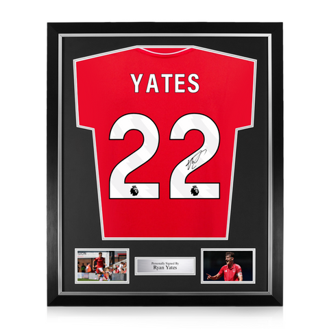 Ryan Yates Signed Framed Nottingham Forest 2025/26 Home Shirt