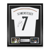 Bastian Schweinsteiger Signed Framed Germany World Cup 2014 Home Shirt