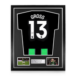 Pascal Groß Signed Framed Brighton 2024/25 Third Shirt