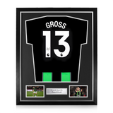 Pascal Groß Signed Framed Brighton 2024/25 Third Shirt