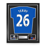 John Terry Signed Framed 2009/10 Home Shirt