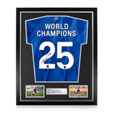 Cole Palmer Signed Framed Chelsea F.C. 2025/26 World Champions Home Shirt