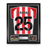 Bertrand Traoré Signed Framed 2025/26 Home Shirt
