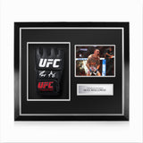 Max Holloway Signed Framed UFC Glove