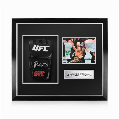 Alexandre Pantoja Signed Framed UFC Glove w/ Beckett Authentication