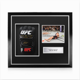 Nick Diaz Signed Framed UFC Glove with Inscription w/ JSA Authentication