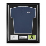Henrik Stenson Signed Framed Display w/ Golf Shirt