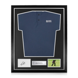 Henrik Stenson Signed Framed Display w/ Golf Shirt