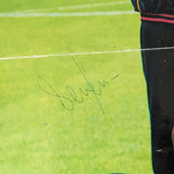 Manchester United 1993/94 Squad Signed 33x23 Team Magazine Huge Foldout Fixture List Poster