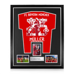 Thomas Müller Signed Framed Display w/ Bayern Munich Special Edition Home Shirt