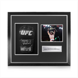 Merab Dvalishvili Signed Framed UFC Glove w/ Beckett BAS Authentication