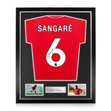 Ibrahim Sangare Signed Framed Nottingham Forest 2025/26 Home Shirt