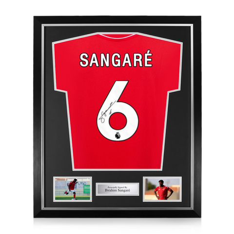 Ibrahim Sangare Signed Framed Nottingham Forest 2025/26 Home Shirt