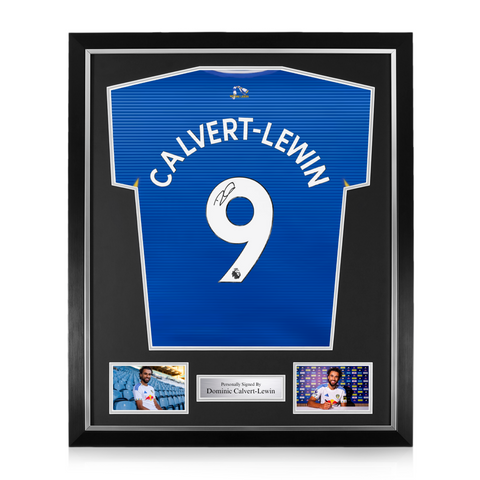 Dominic Calvert-Lewin Signed Framed Leeds United 2025/26 Away Shirt