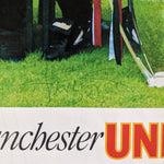 Manchester United 1993/94 Squad Signed 33x23 Team Magazine Huge Foldout Fixture List Poster