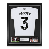 Calvin Bassey Signed Framed Fulham 2025/26 Home Shirt