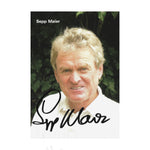 Sepp Maier Signed 4x6 Promo Clubcard