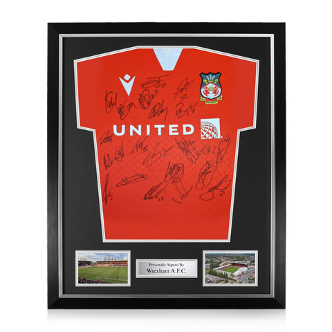 Wrexham A.F.C. Squad Signed 2024/25 Home Shirt