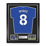 Harry Winks Signed Framed Leicester City 2024/25 Home Shirt