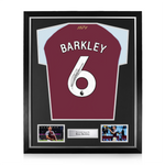 Ross Barkley Signed Framed Aston Villa 2025/26 Home Shirt