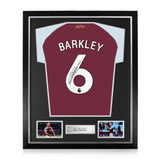 Ross Barkley Signed Framed Aston Villa 2025/26 Home Shirt