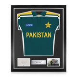Peter Kay Signed Framed Display w/ Pakistan Shirt