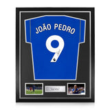 João Pedro Signed Framed 2026/27 Home Shirt