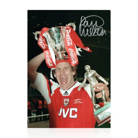 Paul Merson Signed A4 Photo